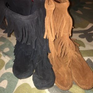 Minnetonka Fringe Boots